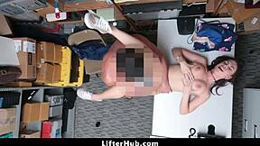 Loss Prevention Officer Punishes Shoplifter With Blowjob