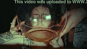 i can't believe this emo bondage whore got tied and punished with piss in garage