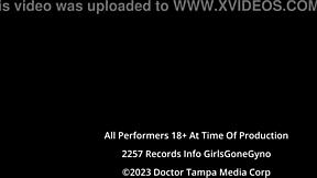 tina lee comet embarrassed in yearly gyno exam with doctor tampa and nurse angel rose