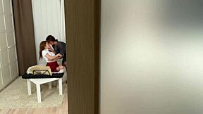 flexible redhead babe rocks ffm threesome, so hottt