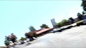 Spoiled interracial step sister gets picked up and fucked