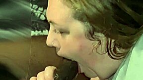 My stepsister moans while sucking my monster cock