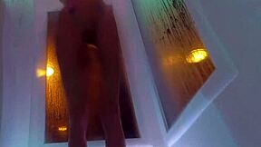 hot kendra cole enjoys sexy solo shower masturbation