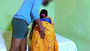 Desi Housewife Sucks Cock and Gets Fucked in Ass in Bedroom