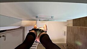 I am a beautiful hot cheerleader college slut in see through top and mini skirt who likes to flash my panties