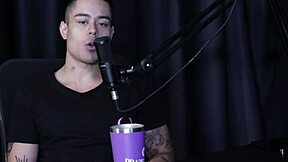 I orgasm during dirty talk interview with blonde tattooed big ass.