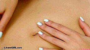 Super cute brunette teen shows sexy body in casting interview