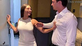 shelena, the new pornstar, gets fucked hard by joe dimarco in a rough session.