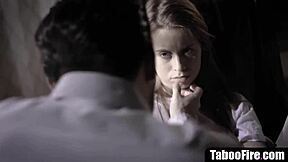 troubled young girl fucked rough by evil therapist 😈💥