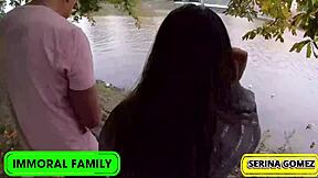 Dean and Dan Double Pound Petite Serina Gomez's Pussy in Prague