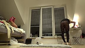 Petite 18+ redhead college girls throw hot lingerie thong party with sexy costume haul