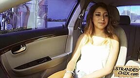 Hot Teen 18+ Babe Sarai Gets Nailed Hard for a Ride in Public POV!