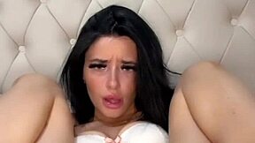 horny british student masturbates on webcam