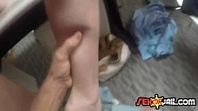 brunette teen ass punished by law's rock hard piston 😜