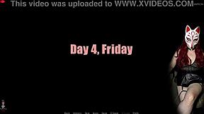 blonde milf plays game with stepsister