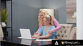 18 Yo Khloe Kingsley Eats Out Stepmom Charlotte Stokely Without Getting Caught