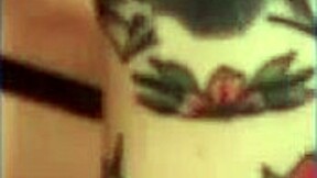 Beautiful posh redhead masturbates and plays with spit in solo scene