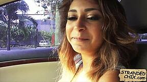 Hot Teen 18+ Babe Sarai Gets Nailed Hard for a Ride in Public POV!