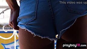 i can't get enough of asian hottie angel constance stripping outdoors