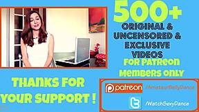 hot secretary dancing in the office