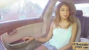 Hot Teen 18+ Babe Sarai Gets Nailed Hard for a Ride in Public POV!