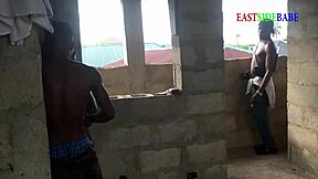 i caught my wife getting fucked in uncompleted building bent over doggystyle