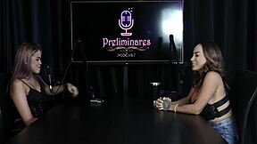 Belinha Baracho in Sheer Red Raffles Fans for Orgy Fuck with Kidbengala