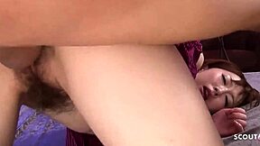 perfect tits japanese teen tricked into creampie defloration