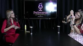 She had to strip during the game, revealing her stunning breasts and pussy - Sofie Lollipop in sheer red.