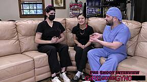 mya bratty orphan gets fingered in cheerleading physical