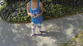 Picking up this short-haired blonde cutie for a fuck.