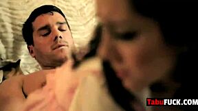 Stunning blonde babe gets fucked hard in the bedroom