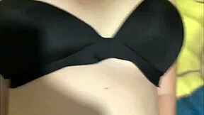 Pregnant Teen Teasing With Big Tits