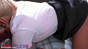 I swear, watching student snowball cum to her friend was so wild!