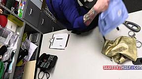 Kallie Taylor gets punished and turned into a slut by burglar