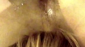 milf spreads asshole for stallion milker toys