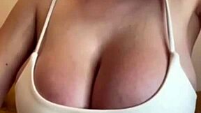 stepmother with big milky tits gives massage leading to orgasm