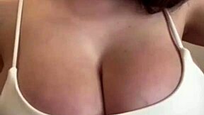 stepmother with big milky tits gives massage leading to orgasm