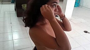 hot sexy brunette stepsister tries exotic positions stepsister spanish porn 😈