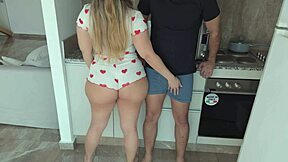 Watch My Big Ass Stepsister Tease In Kitchen Until Fuck