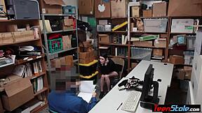 pale tiny 18+ teen suspect punished fucked by lp officer