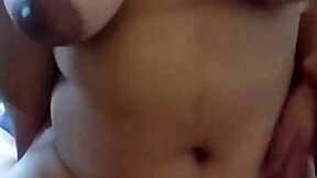 Sex with ex-girlfriend with big tits moaning loudly?