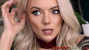 blonde teen, get bound and dominated for rough fucking