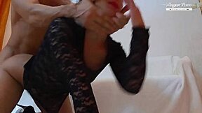 Petite brunette gets intensely fucked doggystyle and eaten out during casting interview