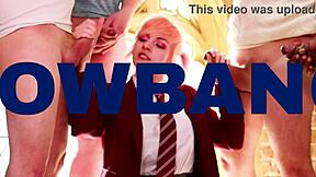 british 18 year old gives first handjob in lingerie