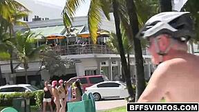 hot teen 18+ swaps cum with a buddy during spring break.