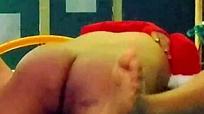 petite skinny brunette with long hair in bedroom