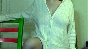 Beauty Fucks Machine with Big Natural Tits