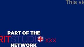 stunning british girl in cosplay uses toy for first time.