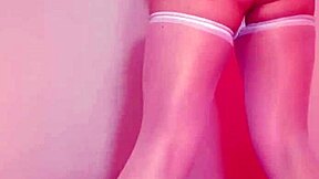 mexican stepmom masturbates for stepson, craving his cock and cum